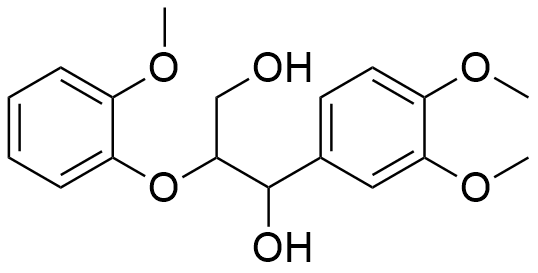 1-(3,4-二甲氧基苯基)-2-(2-甲氧基苯氧基)-丙烷-1,3-二醇