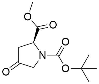 (S)-1-叔丁基 2-甲基 4-氧代吡咯烷-1,2-二羧酸酯